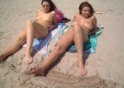 Two extremely hot chicks at the nudism beach great boobs